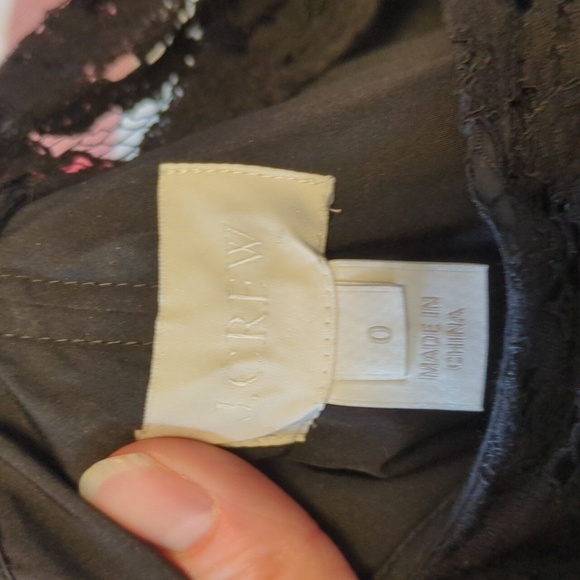 J. Crew Black Sleeveless Lace Sheath Dress - Picture 3 of 4